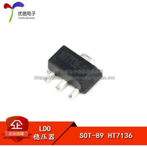 Chip HT7136-1 low dropout voltage regulator circuit LDO 3.6V SOT-89 (5 rats)