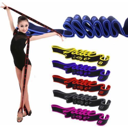 Latin Dance Elastic Stretch Belt Exercise Pull Strap Yoga Fitness Resistance Band for Adults Kids Unisex Ballet,Pilates,Gymnasti