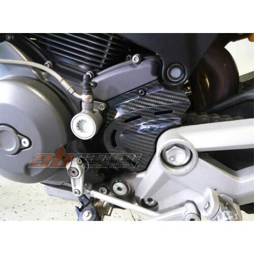 Sprocket Cover For Ducati Monster 696 795 796 Full Carbon Fiber 100% Twill