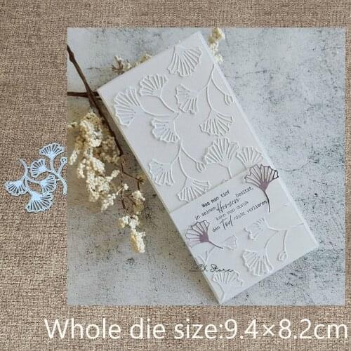 XLDesign Craft Metal stencil mold Cutting Dies Ginkgo leaves decoration scrapbook die cuts Album Paper Card Craft Embossing