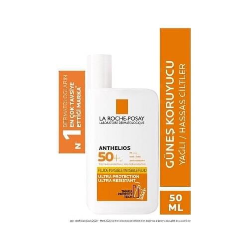 La Roche Posay of Anthelios Invisible Fluid Face Sun Cream Normal / Combination Skin SPF50 + High Protection 50ml