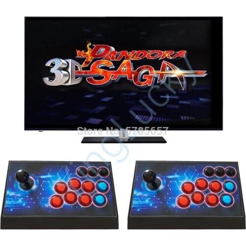 New 3D Pandora saga box 4188 in 1 Arcade console support WIFI download games 2/4 players Gamepad Arcade Controller video game