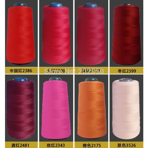 Industrial Serger /Overlock Sewing Machine Stretch Theads,High Elasticity,100D*2 Nylon Thread,3000 Yards/Spool,2 Spools/Lot