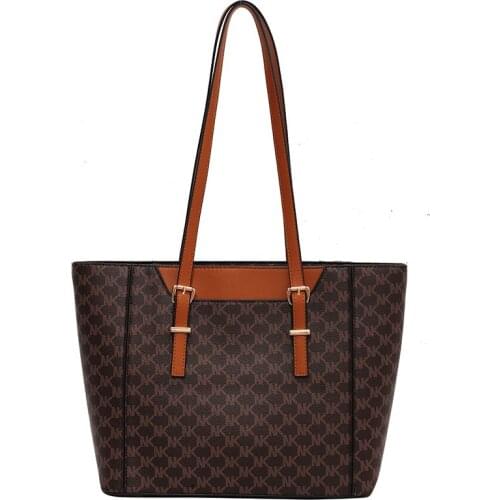 Luxury Handbags Women Letter pattern Bags Designer PU Leather Large Capacity Handbag Shoulder Office Lady