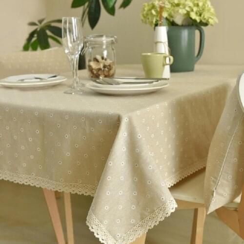RUIER HOME Lace Tablecloths On The Table