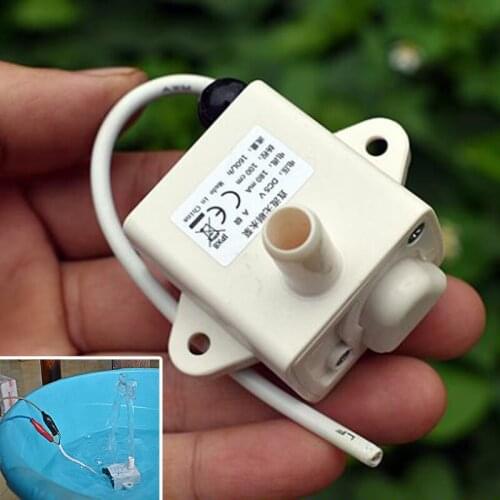 Ultra-quiet DC 5V-6V 160L/H Flow Rate IPX8 Waterproof Brushless Pump Mini Submersible Water Pump Head 1M for Fish Tank Aquarium