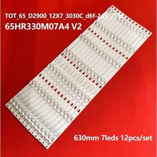 12pcs/set LED Backlight strip For THO MSON 65UC6306 65UC6406 TCL 65S403 65S401 65S423 65S405 65D2900 D65A620U 65A730U U65P6046