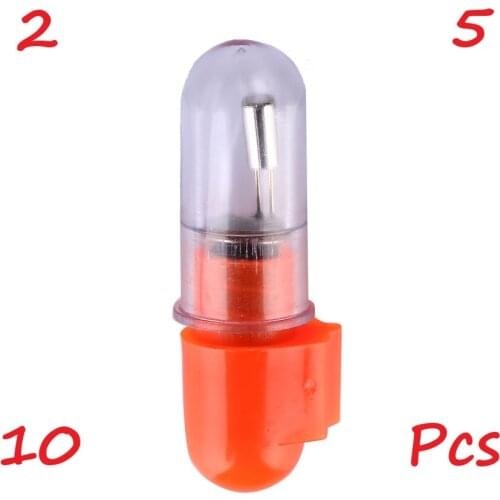 2pcs/lot LED Fishing Light Stick Luminous Buoy Night Fish Bite Alarm Attractor Float Fluorescent Fishing Accessories