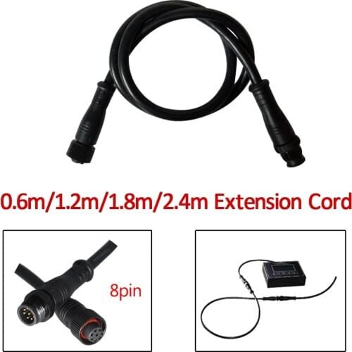 PopBloom Truing-D/H 0.6m/1.2m/1.8m/2.4m extension cord for power LED Aquarium Lighting connecting the controller & Panels