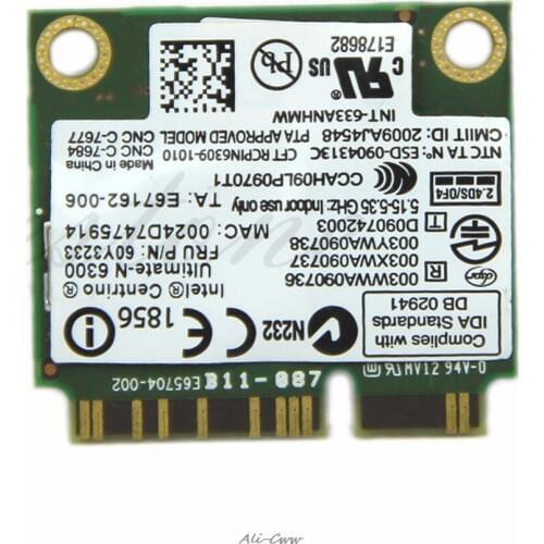 Ultimate-N 6300 633ANHMW FRU 60Y3233 WiFi Wireless Card for IBM Thinkpad Intel