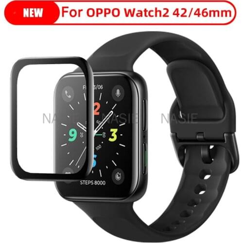Screen Protective Film For Oppo watch 2 42mm 46mm Protector Clear 3D Soft Transparent Film Ultra-thin Full Cover Accessories