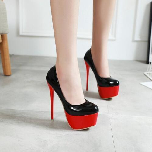 2020 Spring Women Sexy 16CM Extreme High Heels Platform Ladies Pumps Stiletto Woman Shoes Slip On Size 35 - 40