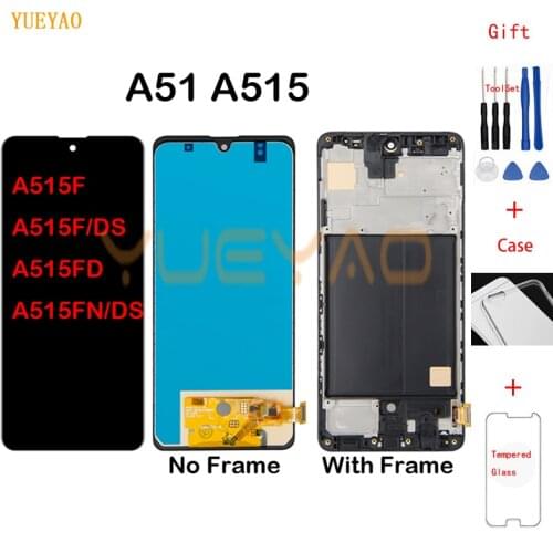 LCD For Samsung Galaxy A51 LCD A515F SM-A515F/DS A515F/DS A515F Display Touch Screen Digitizer For Samsung A515 Display