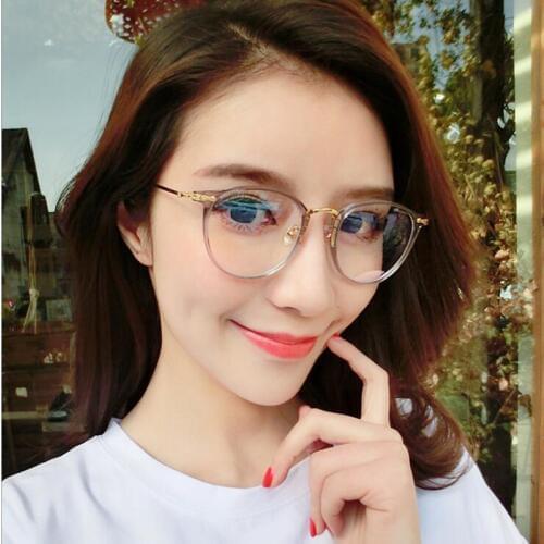 ZXTREE Retro Flat Glasses Computer Anti-Blue Metal Frame Student Myopia Glasses Men Womens General Anti-radiation Glasses Z431