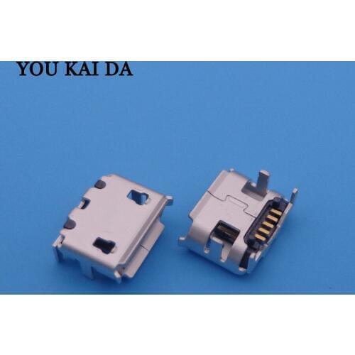 200pcs Mini Micro USB Connector Jack Charging port Socket For ONDA Tablet PC PAD V919 3G Air V116W v891w 7.2 feet big horn