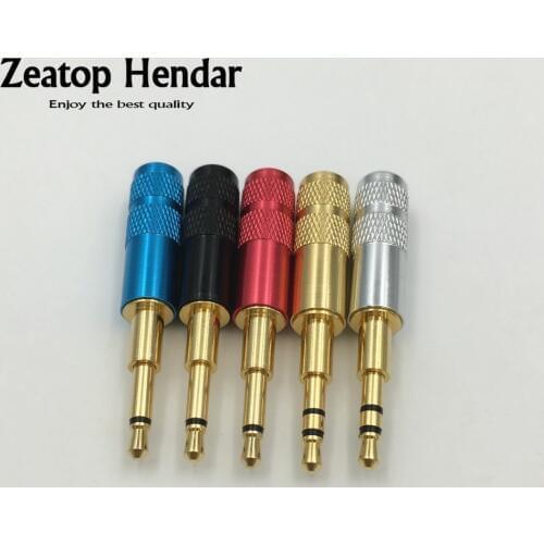 4Pcs Mini 2.5 mm Jack 2 3 Pole Mono Stereo Male Audio Plug Solder Cable Adapter DIY Repair Earphone Headphone Connector