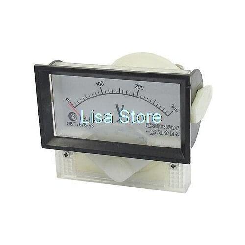 85L17 AC 0-300V Rectangle Analogue Needle Panel Meter Voltmeter