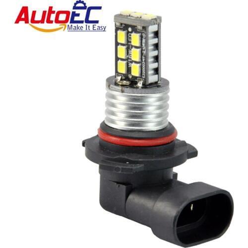AutoEC 2pcs 9006 hb4 15SMD 2835 LED Bulbs Fog Lights Daytime Running Light Auto Car Head Lamp #LI21