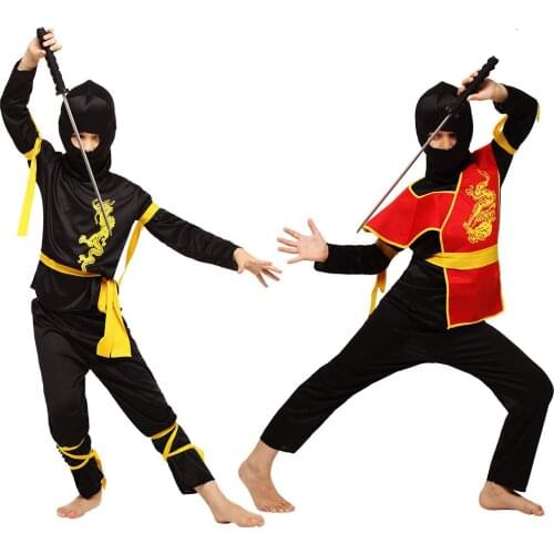 Children sets of ninja clothes dress Christmas party boys warrior girl discretion year new purim cosplay killer costume