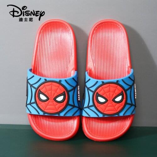 Marvels Spider-Man Childrens Sandals and Slippers Boys Soft Bottom Slippers beach shoes kids