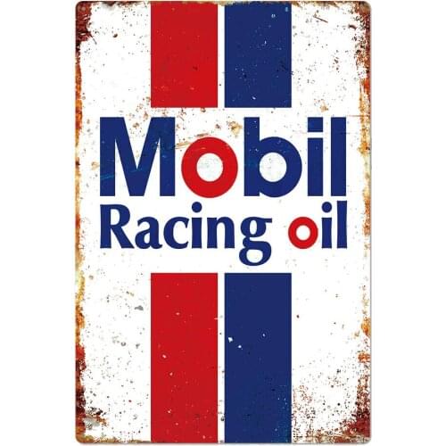 Metal Tin Sign Mobile Racing Oil Pub Home Vintage Retro Poster Cafe Metal Poster Metal Painting 20x30cm Poster Metal Plaque 2021