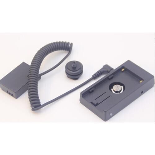 LP-E17 Dummy Battery+F970 Battery Mount Plate For Canon EOS M3/5/6 800D 750D