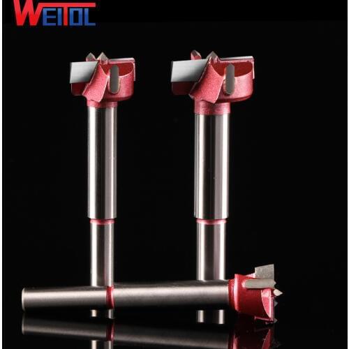 Weitol free shipping 1pcs Wood Hole Hinge Cutter Drill Bit Carbide Forstner Bit Auger Drill Bits Set