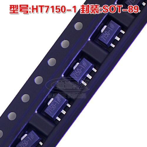 New HT7150-1 SOT-89 Low Dropout Voltage Regulator LDO (5V) Chip Transistor