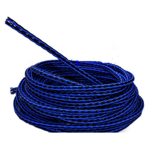 One Meter Blue 8TC 8core twist cable OCC Copper Wire Cable for HIFI Audio Speaker Amplifier Turntable CD Player 16 Strands