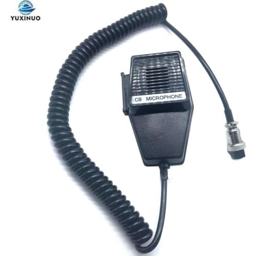 Handheld CM4 CB Radio Speaker Mic Microphone 4 Pin for Cobra PR240 PR350 PR550 PR3000 MRHH100 Uniden Automatic Car Walkie Talkie