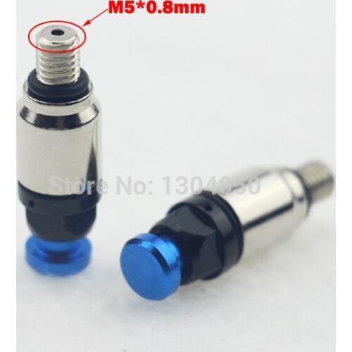 Blue M5*0.8mm Front Fork Bleeder Relief Valve Fork Relief Valve Fit KXF YZF CRF MX Dirt Pit Bike Motorcycle Motorcross NEW