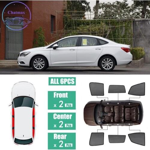 For Buick Verano 2016-2018 Window Sunshade UV Protection Ray Blocking Mesh Laser Block Black Net Yarn