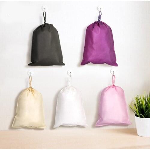 New Travel non-woven cloth shoes bag sundry goods bag carry moisture-proof harness pocket organize bag drawstring sport bag