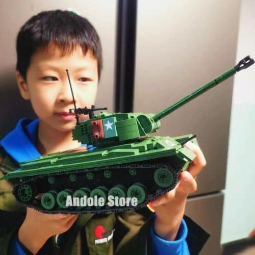 Military Series WW2 Tank Building Blocks Panther Tank 121 Tiger Tank Modle M4 Sherman Tank Bricks Model Set Toys For Kids Gifts