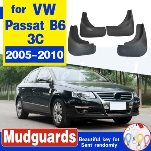 High Quality ABS Plastics Automobile Fender Mudguards Mud Flaps For 2005-2011 Volkswagen VW Passat B6(European version)