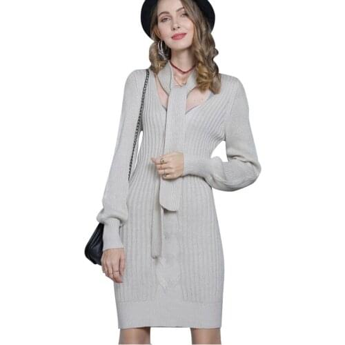 YIRENBC Fashionable Knitted Dresses