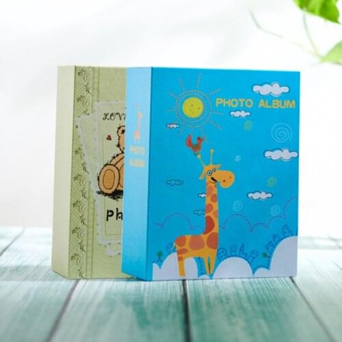 1PC 6 Inch 100 Sheets 4R Pocket Paper Album Pocket Photo Album Childrens Home Photo Studio Photography Baby Souvenir Album 2021