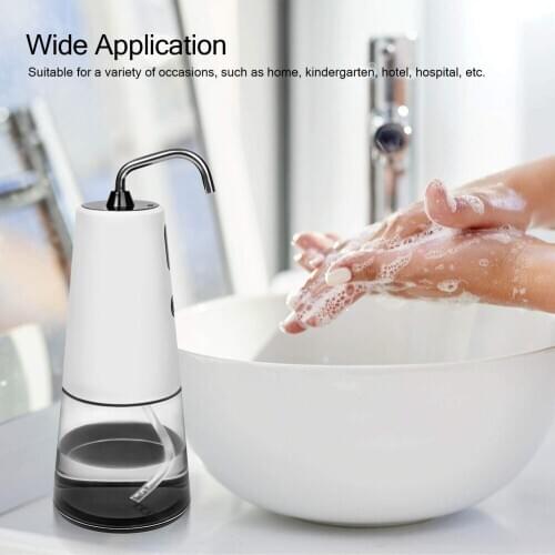 Automatic Soap Dispenser Touchless Hand Sanitizer Dispenser Hands Free Rechargeable Dispenser for Home Kitchen Bathroom