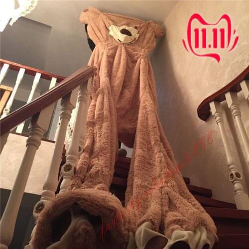 Great Gift Giant Big UK Teddy Bear Plush Soft Toys Doll (only Cover)100cm-340cm Toys For Children Cute Plush Home Decorn Bear