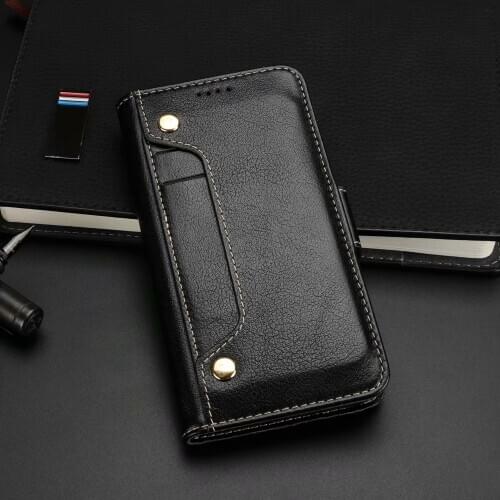 Flip Cover 100% Genuine leather Wallet Phone Case For iPhone X XR XS 8 7 6 6S Plus Multi-function card slot phone case