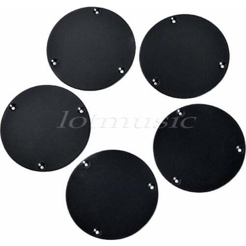 5Pcs Black Switch Cover Back Plate fits for Electric Guitar Replacement