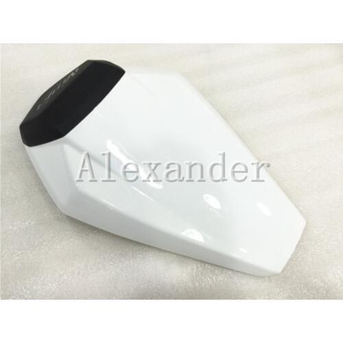 For Kawasaki Ninja ZX-10R ZX10R 2016 2017 2018 White Rear Seat Cover Cowl,solo racer scooter seat Motorbike Motorcycle ZX 10R
