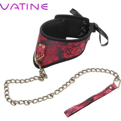 VATINE Neck Sleeve Fetish Sex Slave Bondage Games Flirting Pleasure SM Bundling Sex Toys for Couples Adult Products