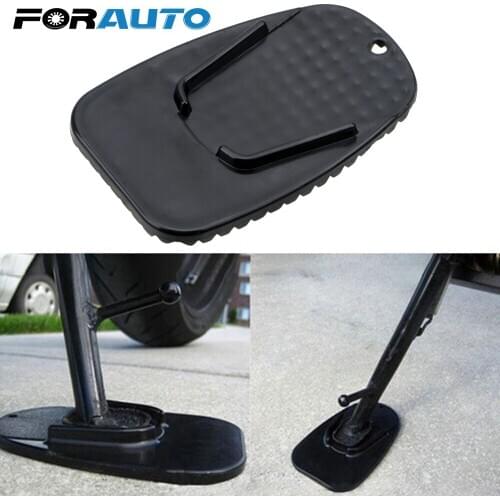 FORAUTO Motorcycle Plastic Side Stand Kickstand Non-slip Plate Side Auto Kickstand Pad Motorcycle Accessories