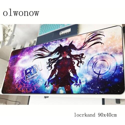 Fate Stay Night pad mouse computer gamer present mouse pad 900x400x3mm padmouse anime Boy Gift mousepad gadget office desk mats