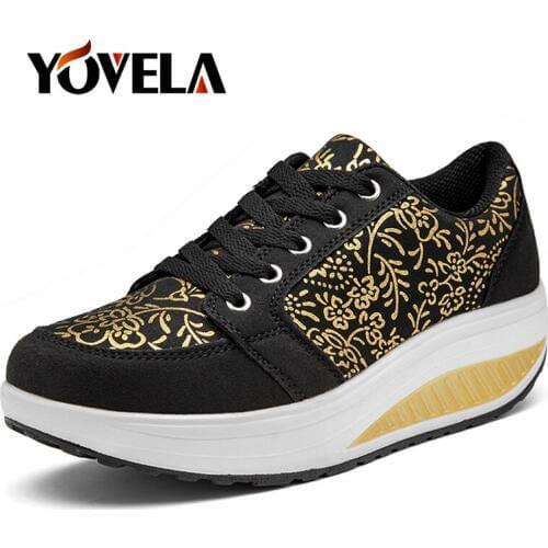 Women Platform Sneakers Shoes Flat Slip on Walking Shoes Black Comfortable Women Casual Sneakers Fashion Flats Female Shoes 42