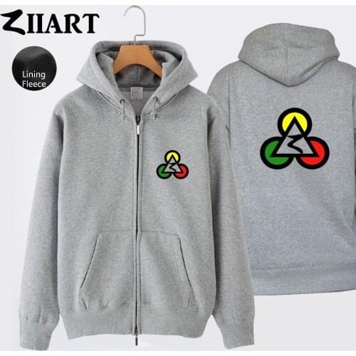 Poker Club Egypt Pyramids Jamaica Reggae Red Yellow Green Triangle Circle Man Boys Full Zip Fleece Hooded Coat Jackets ZIIART