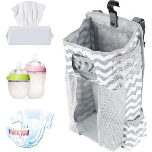 Muitifuctional Hanging Storage Bag Large Capacity Portable Organizer Nappy Toys Baby Diaper Organiser Carriage Gifts Bag