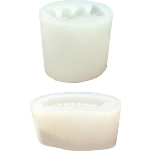 Cartoon Loving Couple Bear Sofa Shape Candle Epoxy Resin Mold Aromatherapy Plaster Silicone Mould DIY Crafts Ornaments