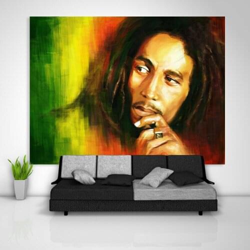 Bob Marley Tapestry Art Wall Hanging Decor